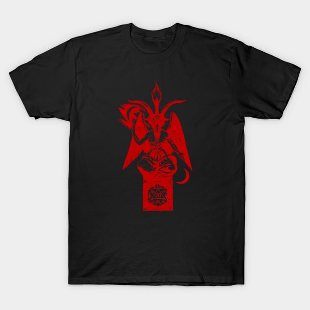 Dungeons and Dragons II (Mono-Red). T-Shirt by HortusMornsEst